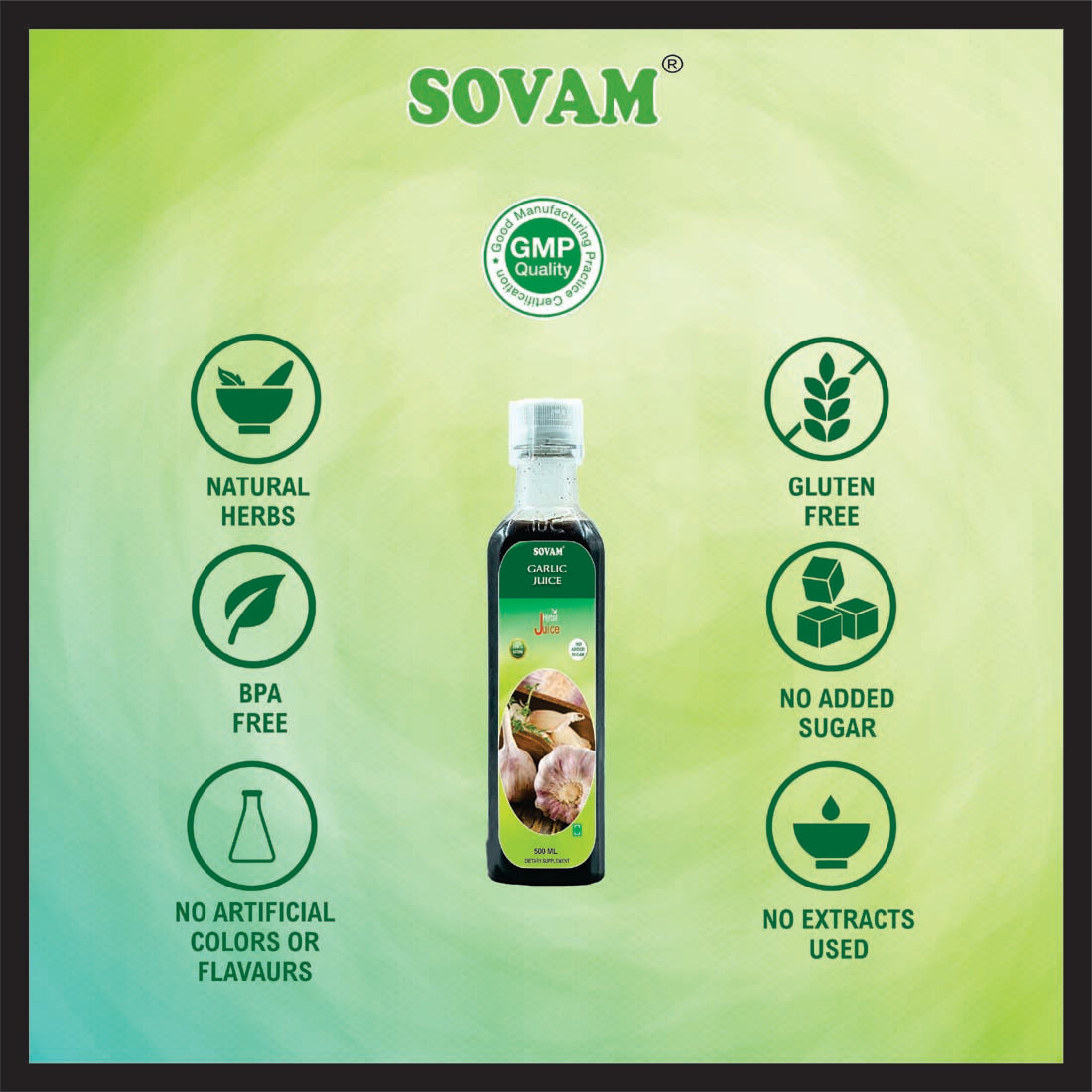 Sovam Garlic Juice 500ml,