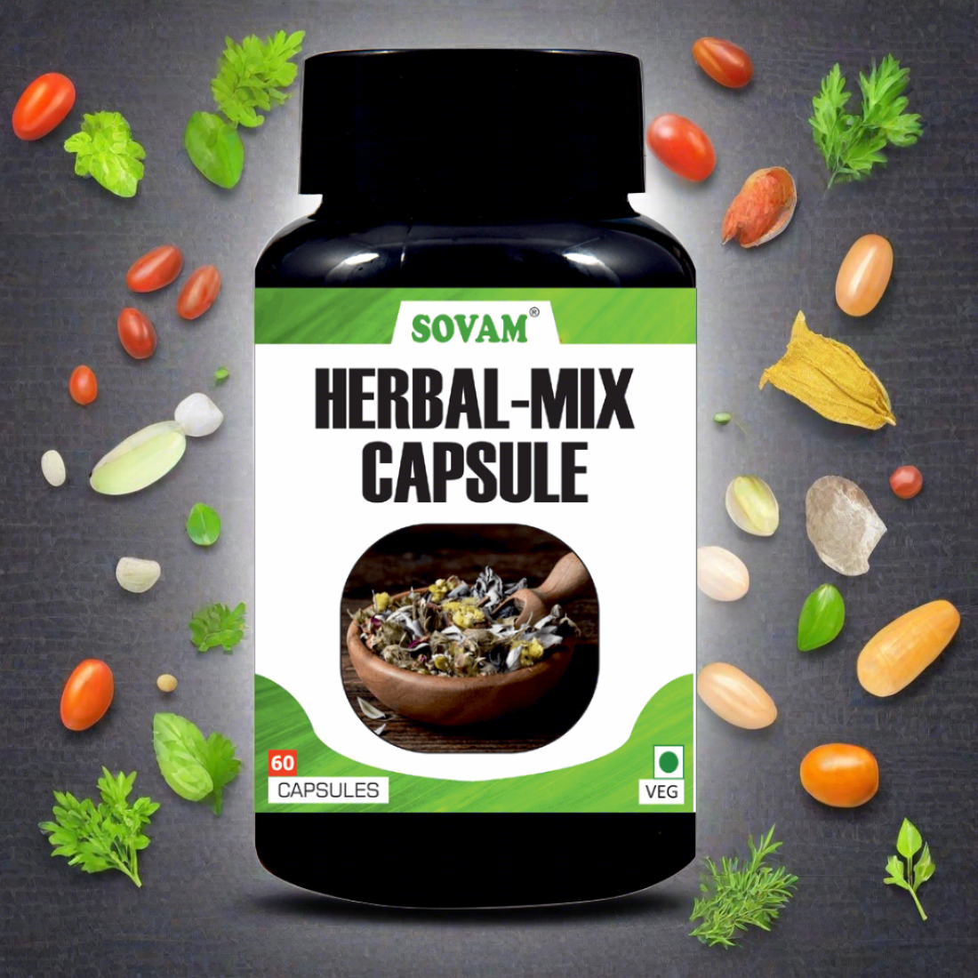 Herbal Mix Capsule - 60 Capsule | Pack of 1