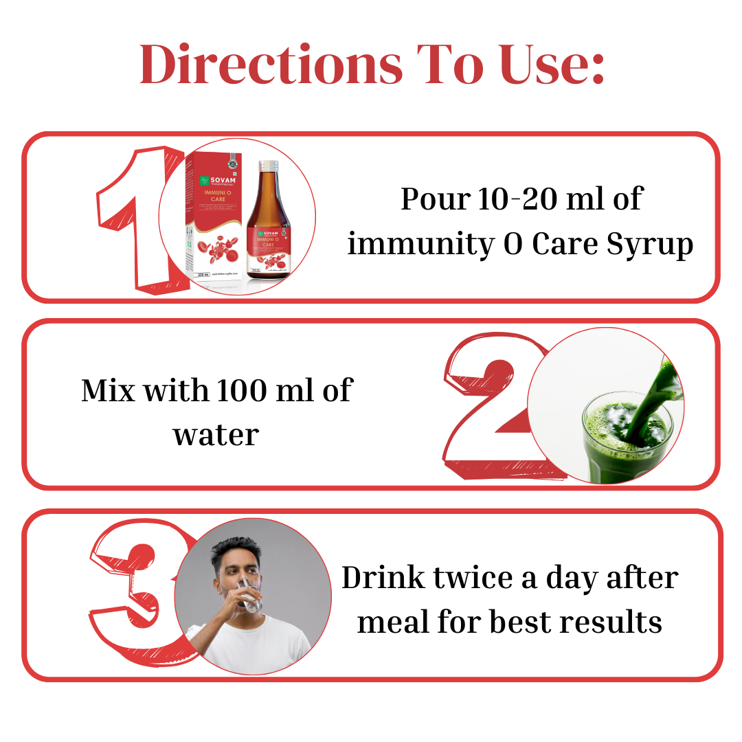 immuni O Care immunity booster syrup | Sovam Ayurveda