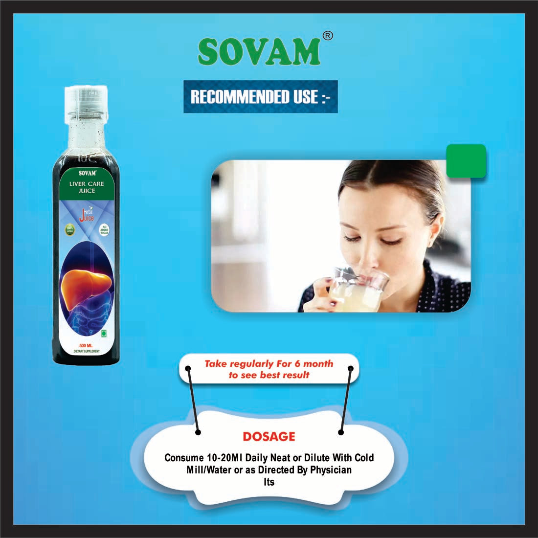 Sovam Liver Care Juice 500ml