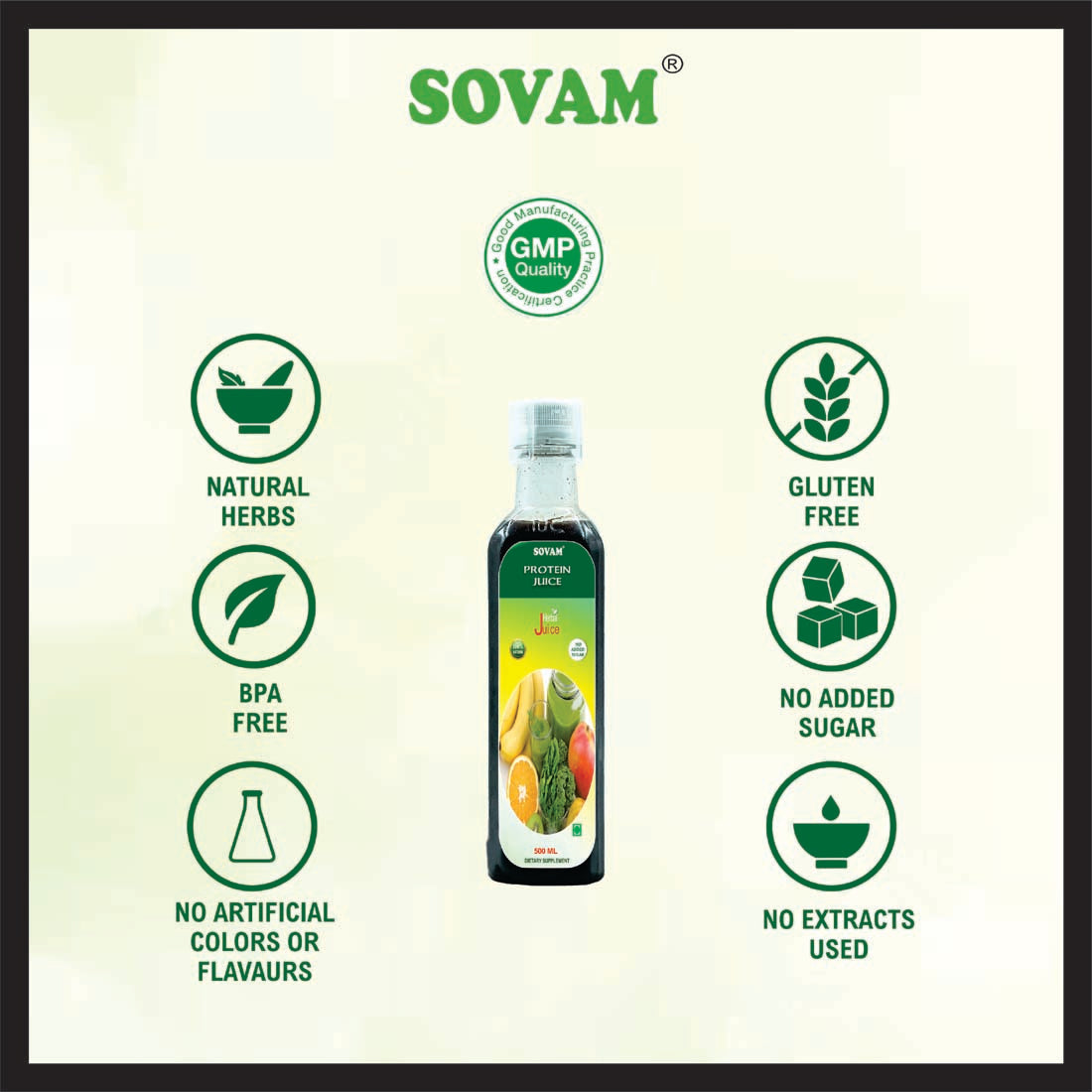 Sovam Protein Juice 500ml