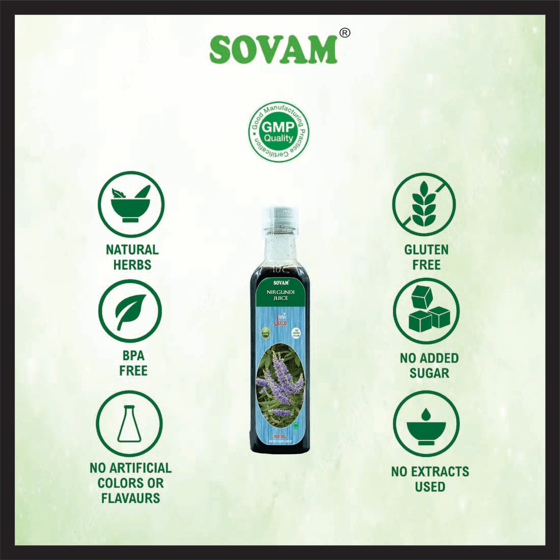 Sovam Nirgundi Juice 500ml