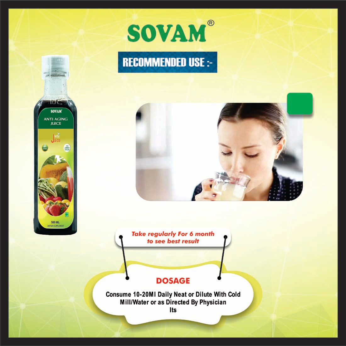 Sovam Anti Aging Juice 500ml