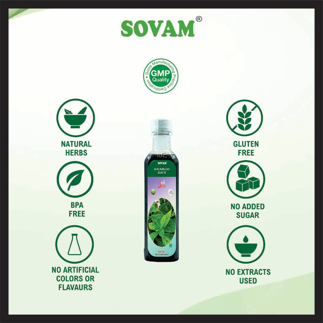 Sovam Kalmegh Juice 500ml