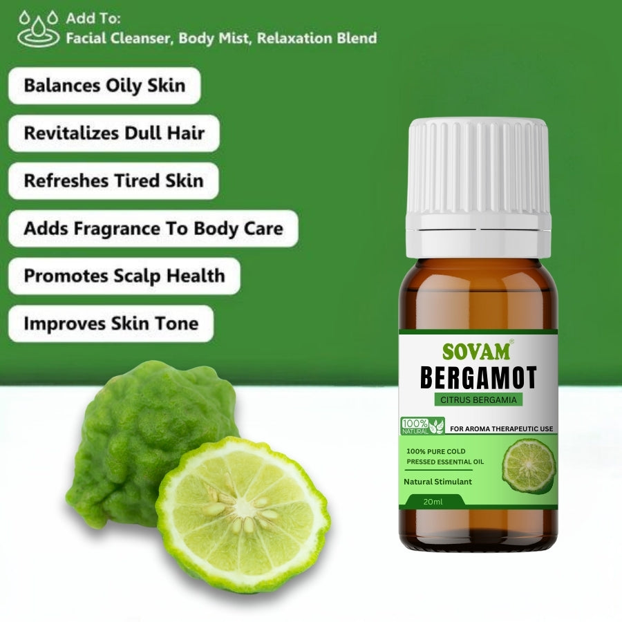 Sovam Bergamot Essential Oil -20ml