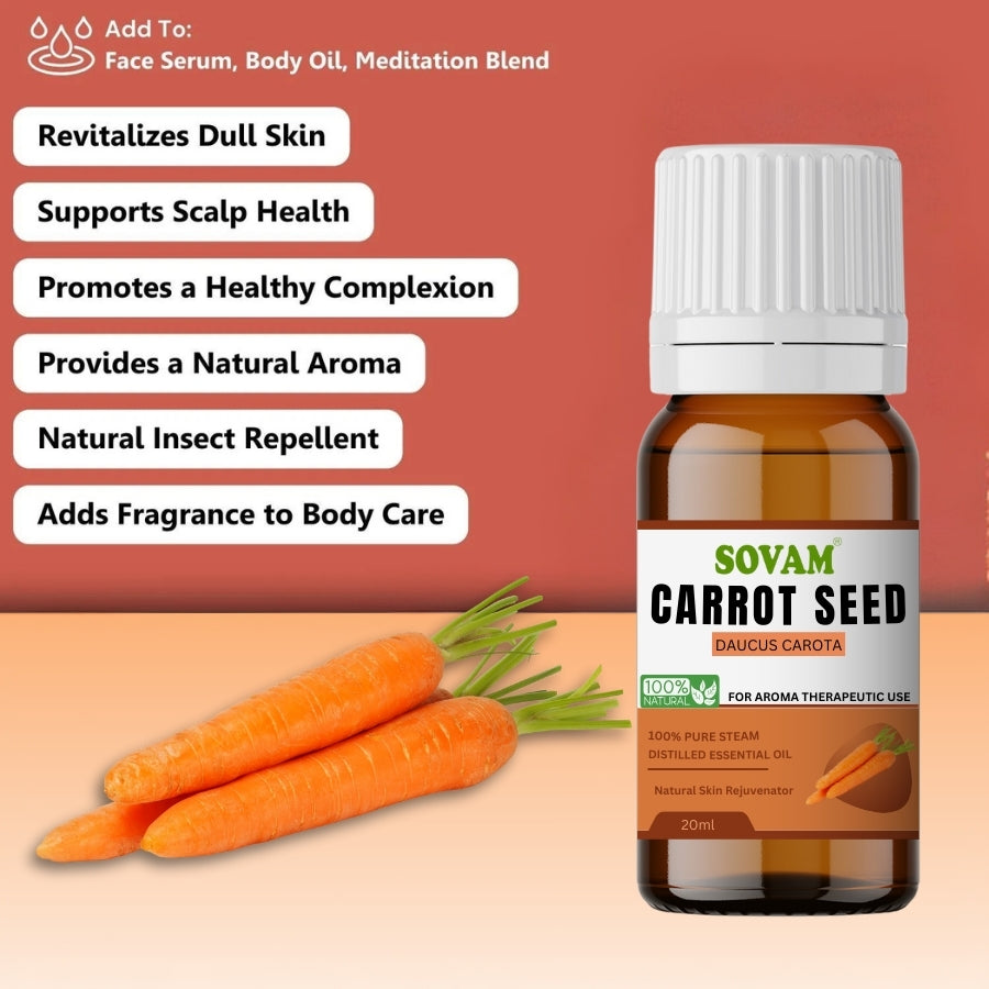 Sovam Carrot Seed Essential Oil -20ml