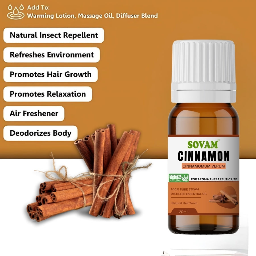 Sovam Cinnamon Essential Oil -20ml