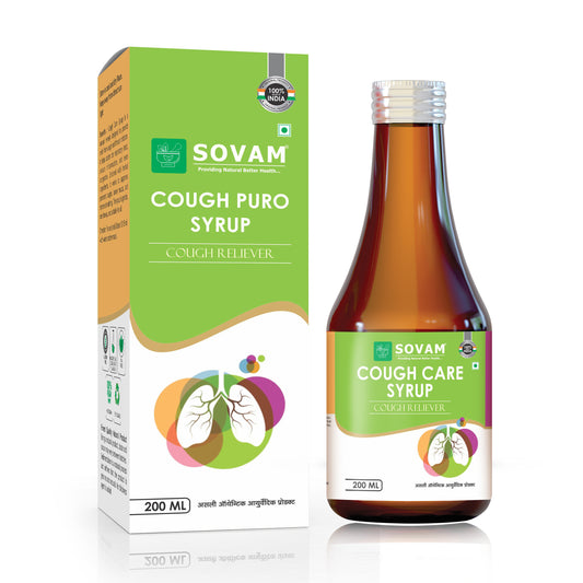 COUGH PURO SYRUP Herbal Syrup | Sovam ayurveda