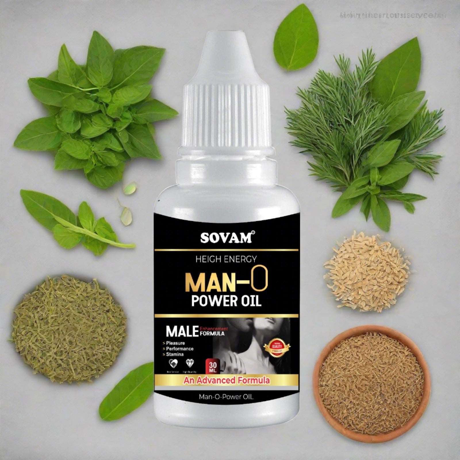 Man O Power capsule and man power oil combo offer(60 pc capsule+30 ml oil)