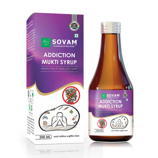 Addiction Mukti Syrum Nasha Mukti Dawa | Sovam Ayurveda